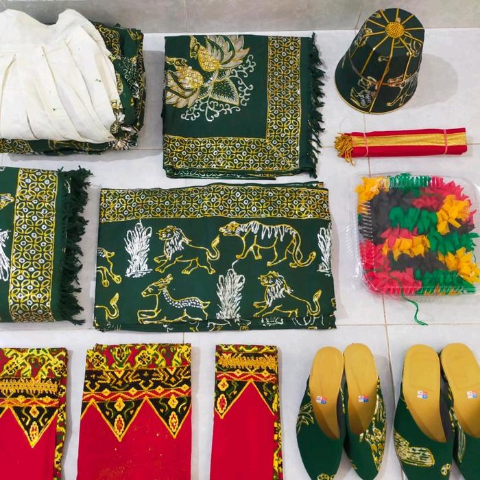 kain dodot prada solo basahan Panjang Dress Pengantin Wanita Baju Kondangan Katun Atasan Kimono
