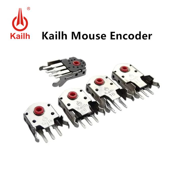 Kailh Decoder 5/7/8/9/10/11mm Red Core Rotary Mouse Scroll Wheel Encoder 1.74mm hole for PC Mouse al