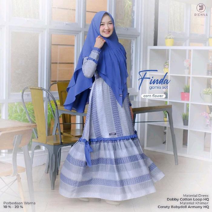 Dress Fienda - Dienna Gamis Muslim Dewasa Wanita