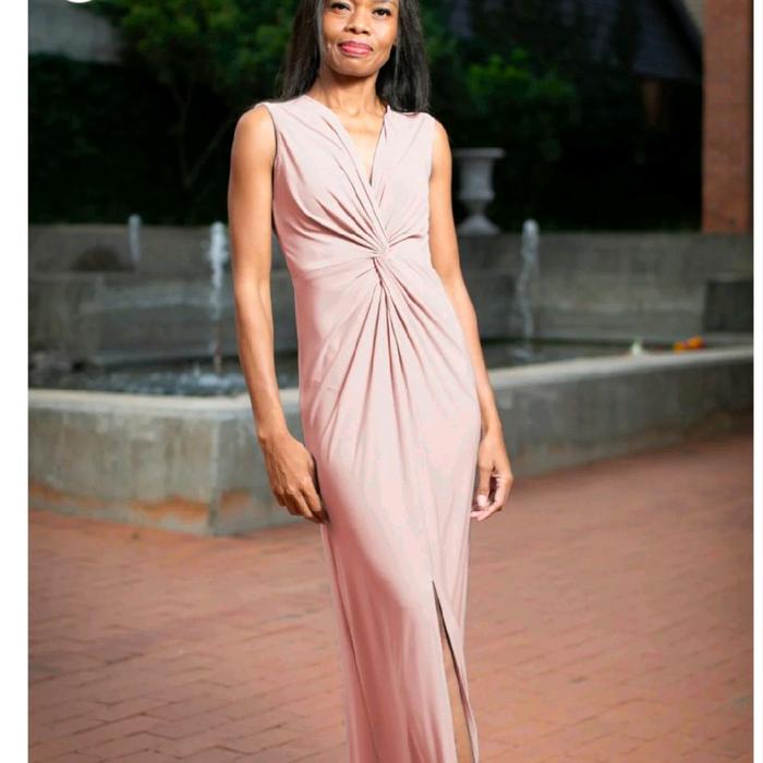 Preloved Long Dress Pink Pastel (Jcollection)