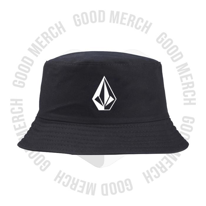 Topi bucket hat Volcom logo / topi bucket branded