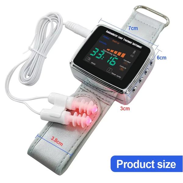 Jam Tangan Terapi Nano Laser Therapy Watch 13 Hole 650nm