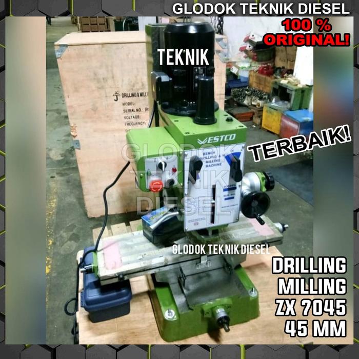 Mesin Drilling & Milling Machine 45 MM ZX 7045 BOR DUDUK 45MM Original Terbaik
