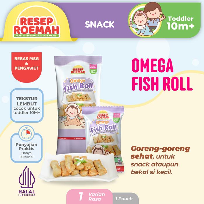 Omega Fish Roll / Otak-otak Ikan Ekor Kuning Omega / Toddler