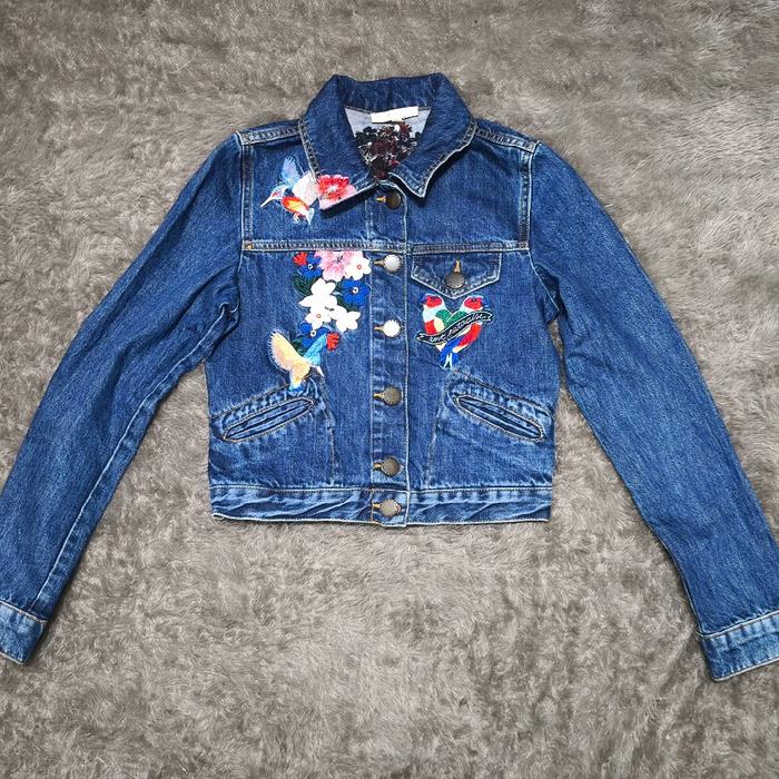 Jaket Jeans bordir Maje Paris
