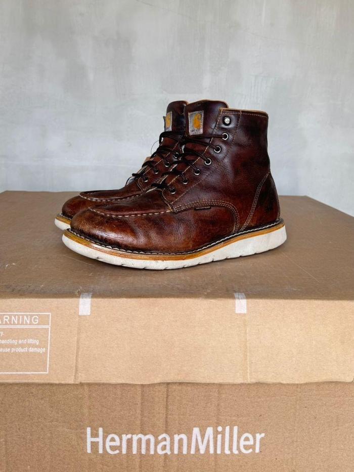 CARHARTT WATERPROOF 6" MOC TOE WEDGE BOOT