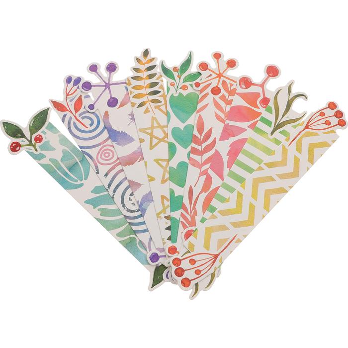 Bookmarks Bookmark Page Flower Markers Marker Paper Floral Book
