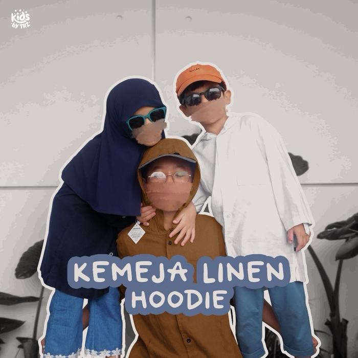 TRZ Kids - Kemeja Linen Hoodie Fashion