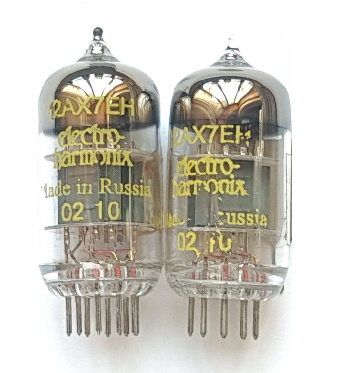 2PCS New EH Russia 12AX7 12AU7 12AT7 electronic tube replaces ECC83