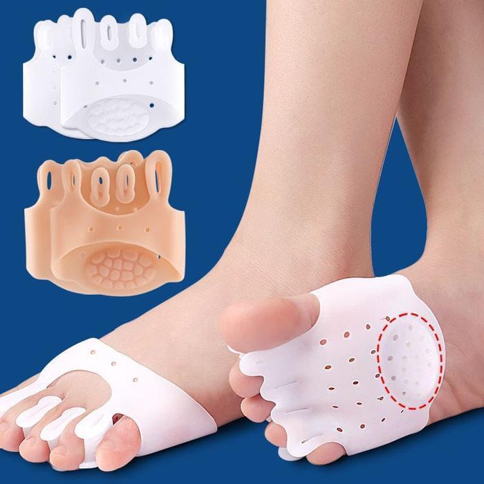 Exclusive Sale Insole Kaki Depan Untuk Wanita Bahan Gel Silikon Bantalan Kaki Depan Pemisah Jari Kak