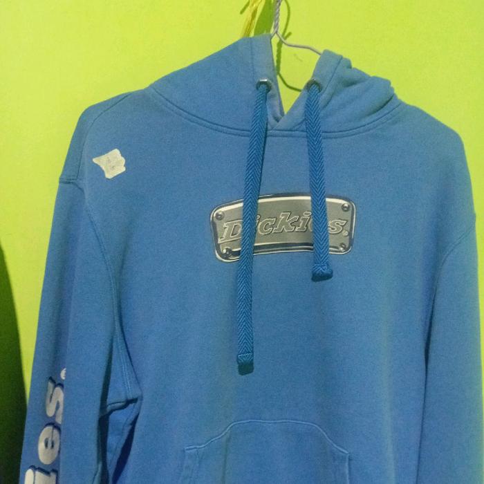 HOODIE DICKIES SPELOUT SIZE M FIT L WARNA BIRU