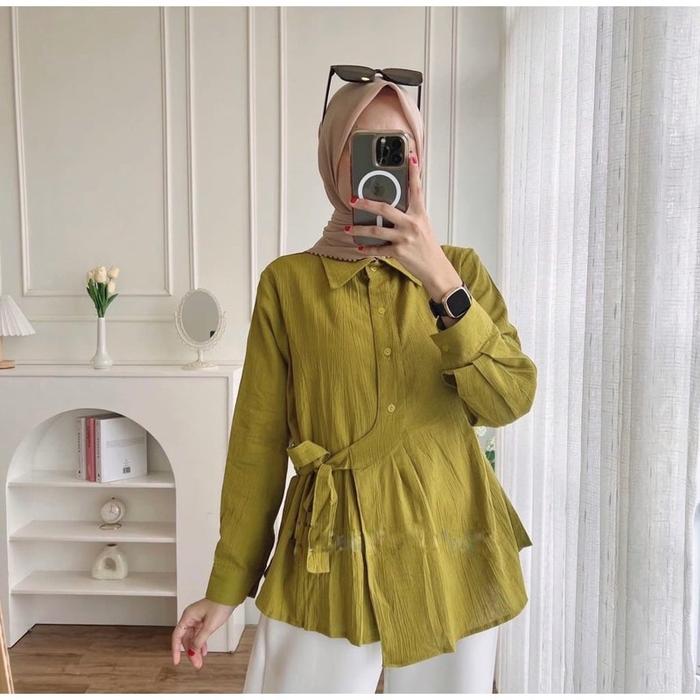 COD Fashion - ANARA TOP / GHINA TOP BLOUSE KEMEJA WANITA / AMANDA BLOUSE - NN Fit Katun Atasan Baju