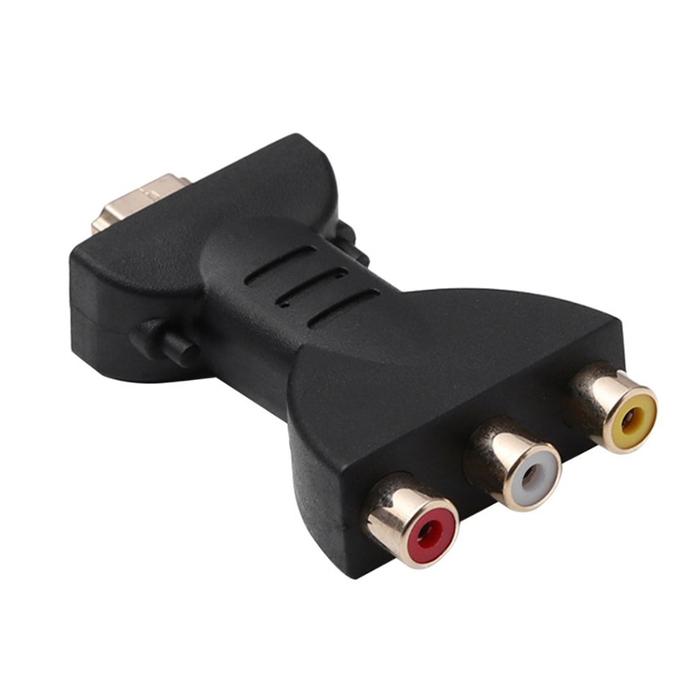 HDMI-Compatible to 3 RGB RCA Video Audio Adapters HDMI-Male to 3 RCA Video Audio Adapter Component C