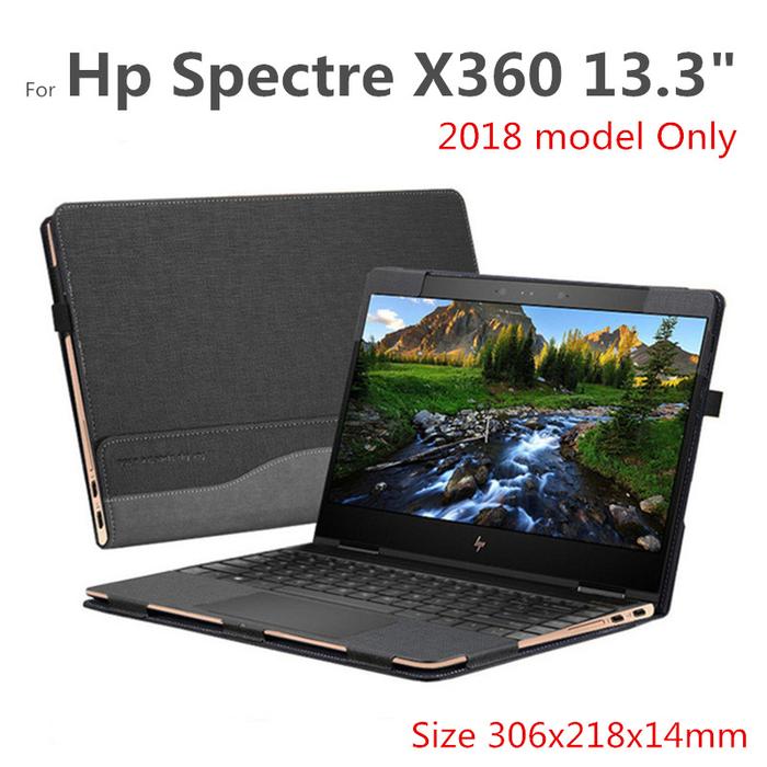 Detachable Laptop Cover For Hp Spectre X360 13.3" 2018 Shockproof PU