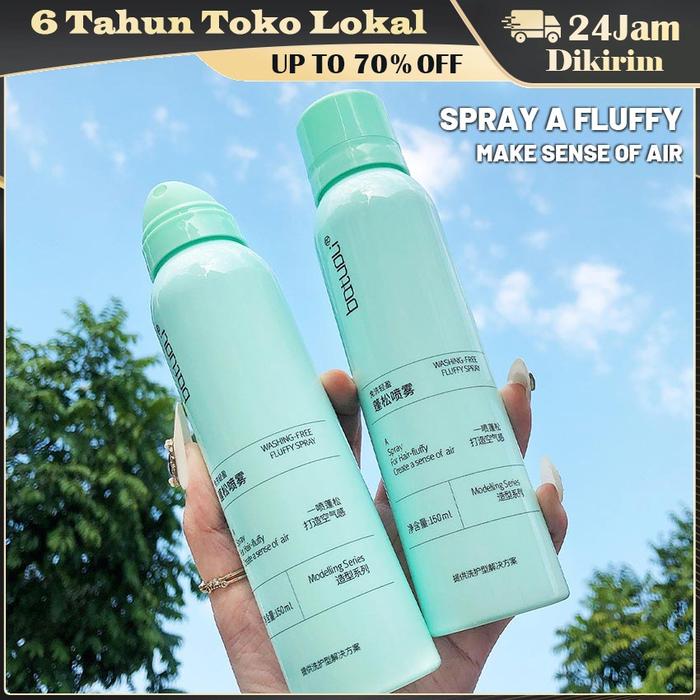 150ML Dry Shampoo Semprotan / Rambut Kering Hair Dry Shampoo Anti Lepek / Dry Shampoo Viral