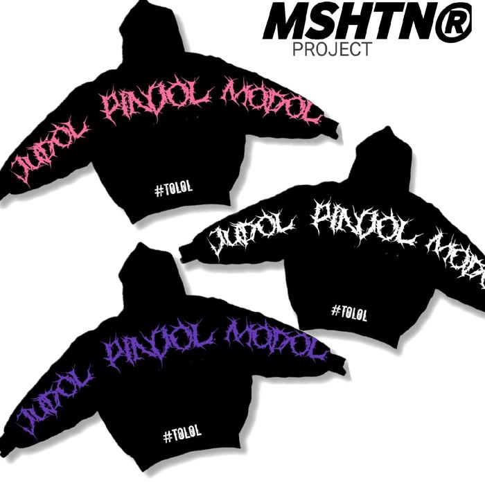 hoodie boxy oversize judol pinjol tolol [ mshtn ] hoodie pullover oversize unisex kaos
