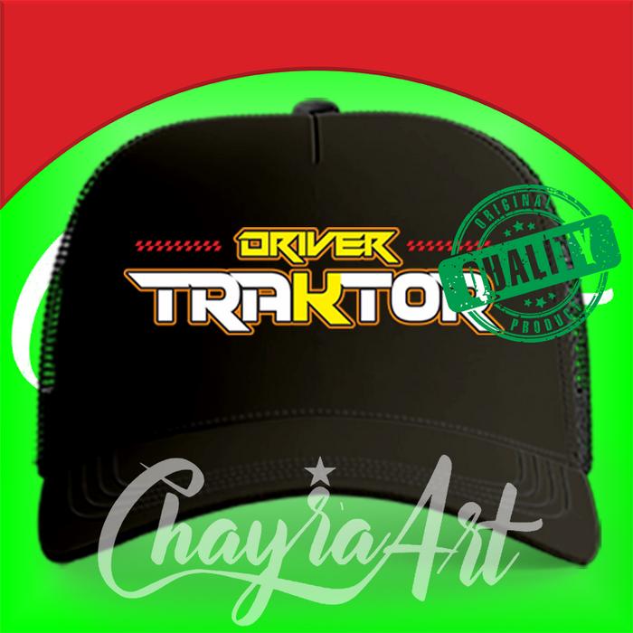 ChayraArt TOPI TRAKTOR RODA EMPAT ISEKI TERBARU TRUCKER JARING PREMIUM