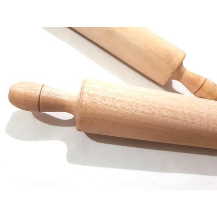 Roll Adonan / alat penggiling kue / rolling pin kayu penggilas gulung