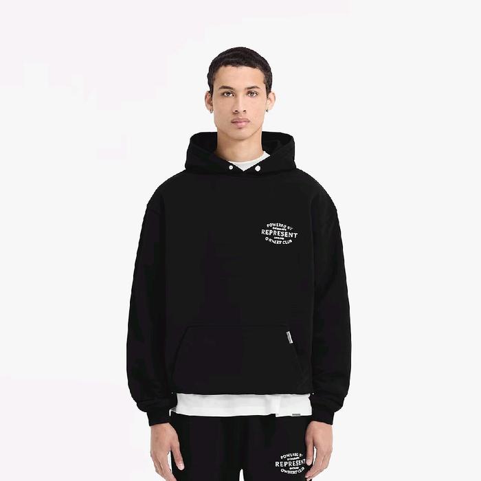 Represent Owners Club Stamp  Hoodie Black Unisex