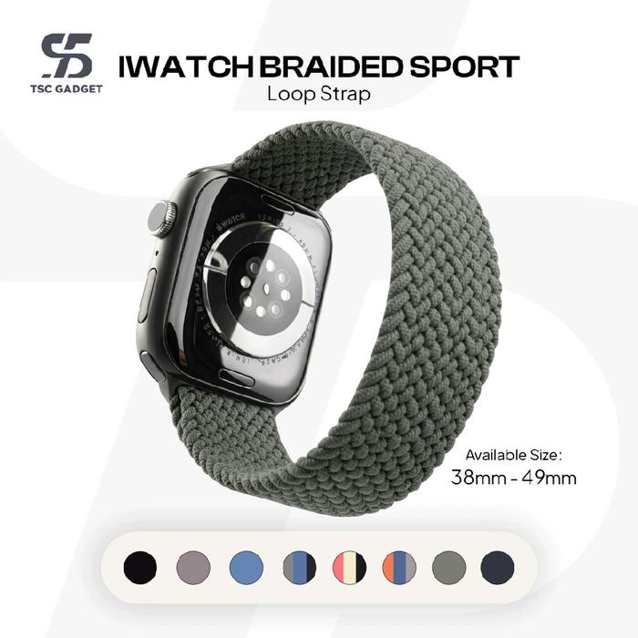 iWatch Braided Sport Loop Strap / Apple watch Strap Braided Sport Loop Series 10