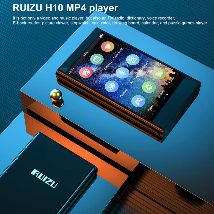 RUIZU H10 Metal MP4 Player BT5.0 Video Audio Player 32GB with