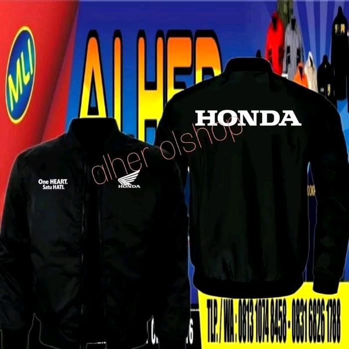 Jaket bordir Honda jaket Honda Jaket kerja Honda jaket bomber Honda jaket seragam Honda Jaket motor