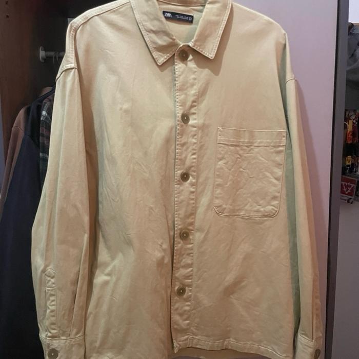 Zara Overshirt | Jaket Kemeja Outerwear Pria