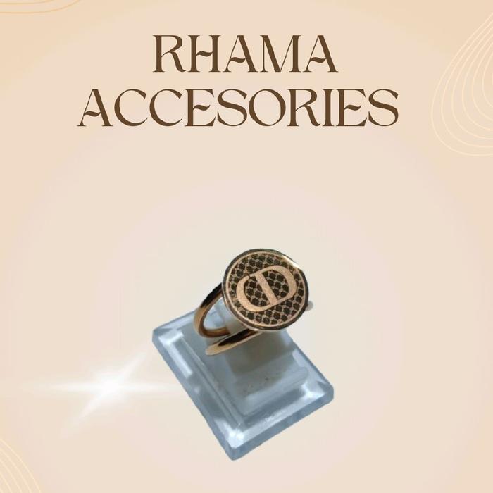 Perhiasan Cincin CD ori titanium