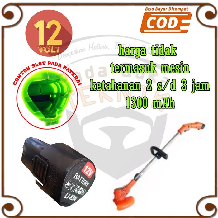 XENON CDGT360 Mesin Potong Rumput 12 V Cordless Batre Baterai Batere