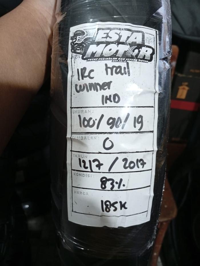 BAN COPOTAN IRC TRAIL WINNER RING 19 UKURAN 100 90 19 1217