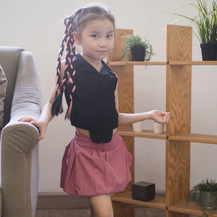 Surin - Evarose Skirt Kids | Bawahan Rok Trendy Anak Perempuan, Rok Balon, Mini Skort Kids , Skort