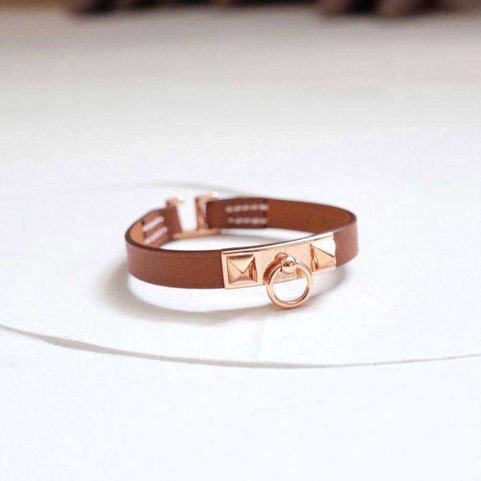 HERMES MINI RIVALE BRACELET IN RGHW T2