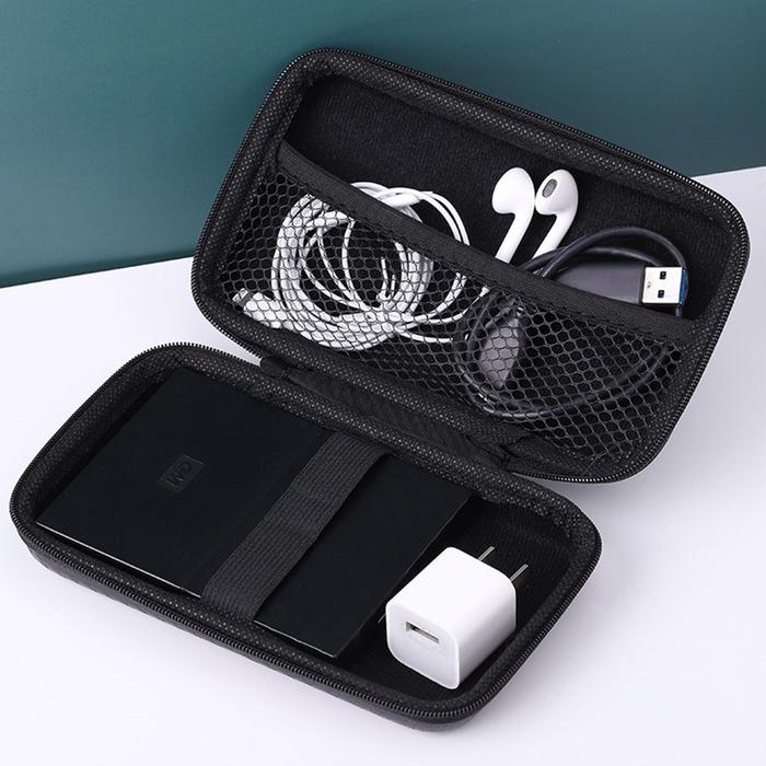 U Disk Data Cable Zipper Bag Mobile Phone Charger Protection Mobile