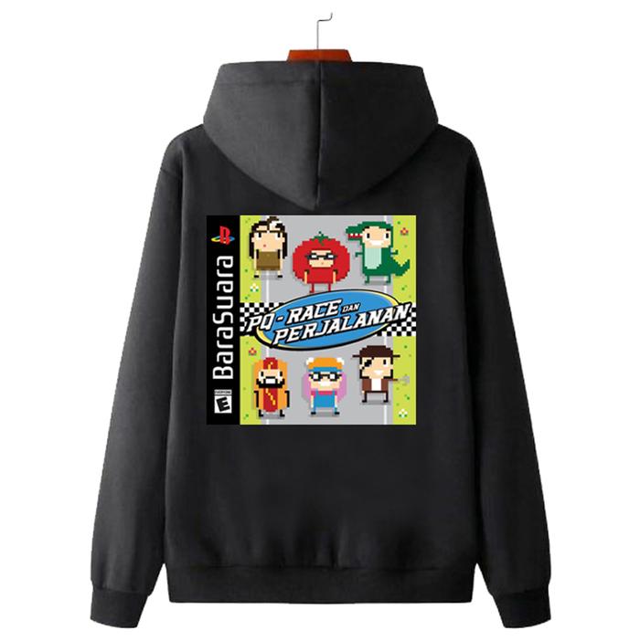 Sweater Barasuara Pikiran dan Perjalanan Hoodie Bahan Cotton Fleece | Ritsleting & Jumper | Pullover