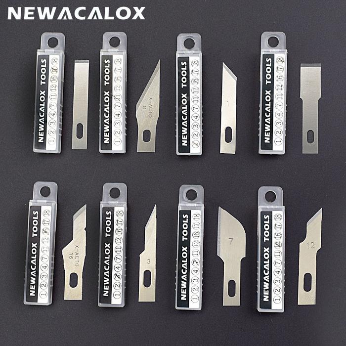 80Pcs 8 Different Craft Knife Blades Art Hobby Knife Wood Carving