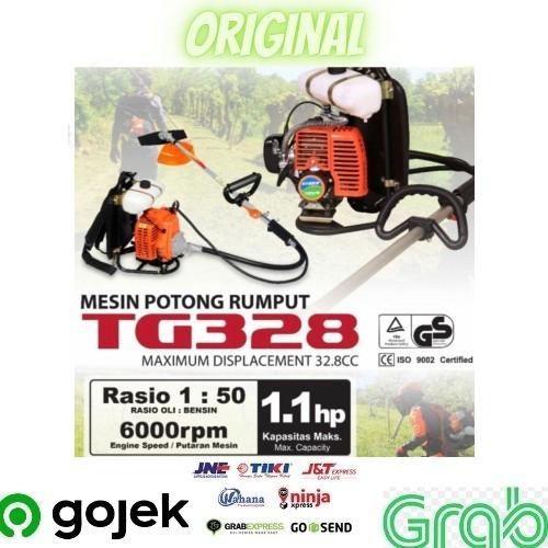Tiger Mesin Potong Rumput Gendong TG 328 Brush Cutter 2 Tak TG328