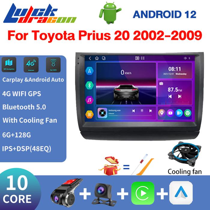 2Din Android Multimedia Video Player Carplay Android Auto For Toyota