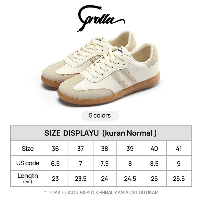 New [Corolla × Ilyasbachtiar10]Corolla Samba Sepatu Olahraga Wanita Ringan Kasual Lembut Nyaman Sepa