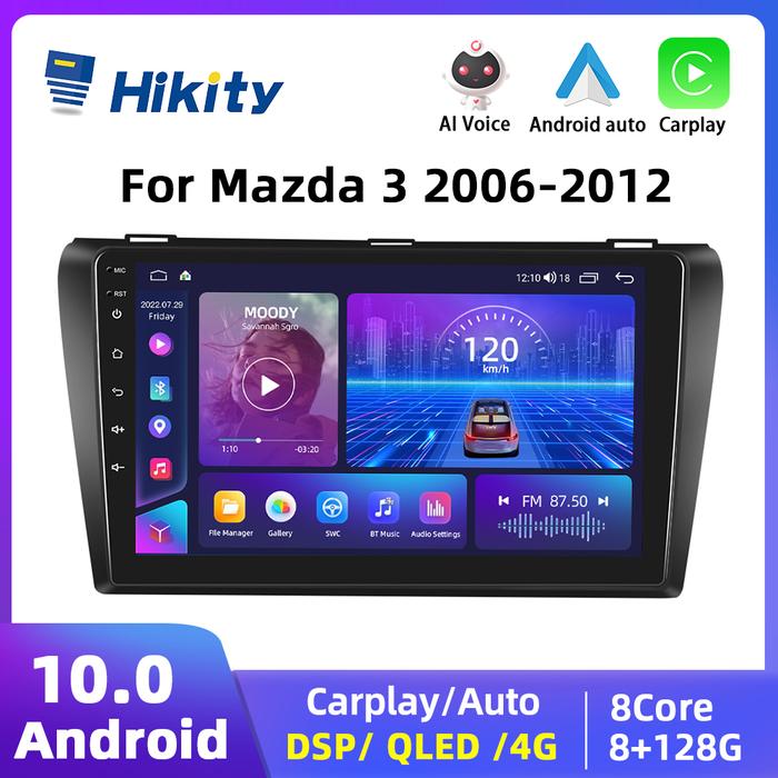 Hikity 2din Android Car Radio For Mazda 3 2006-2012 Mazda 3