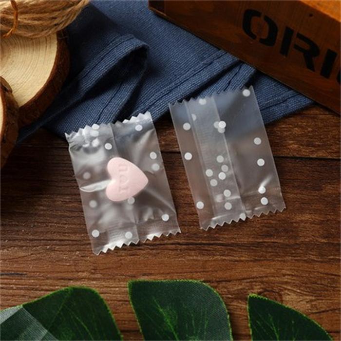 Lbsisi Life 200Pcs Hot Seal Bag Button Biscuits Mini Candy Cookie Chocolate Milk Baking Machine Seal