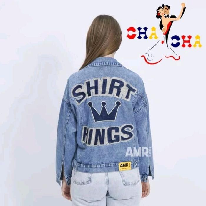 JAKET JEANS KING AMR ORIGINAL Denim Panjang