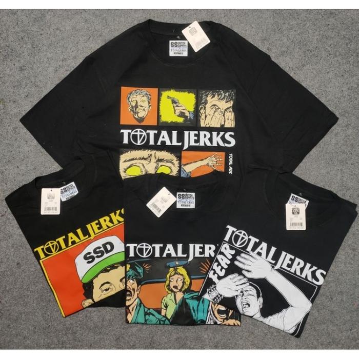 [COD]TOTAL JERKS T-SHIRT / kaos total jerks black skull / kaos band total