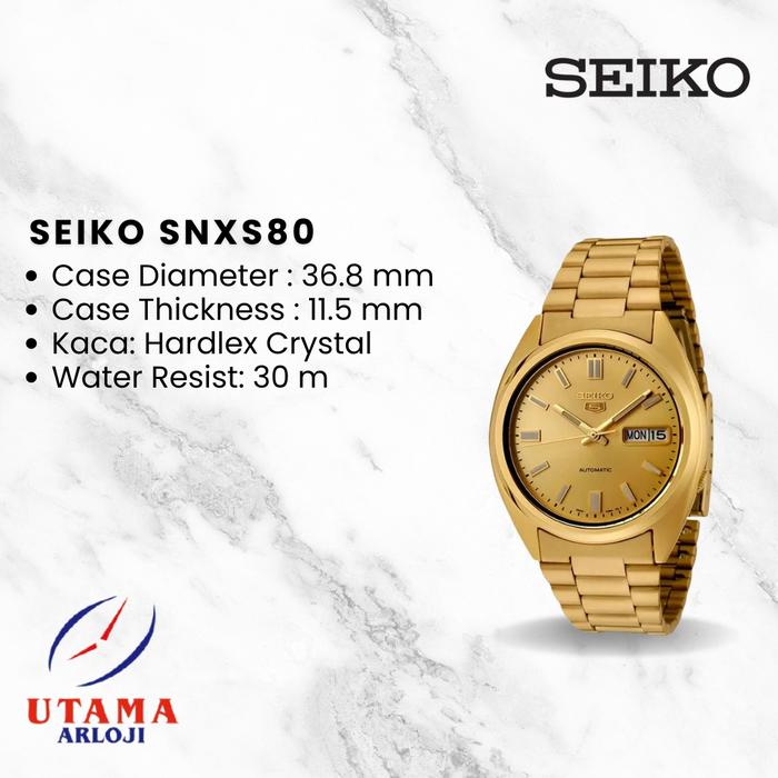 SEIKO 5 Sport SNXS80 Jam Tangan Otomatis Pria