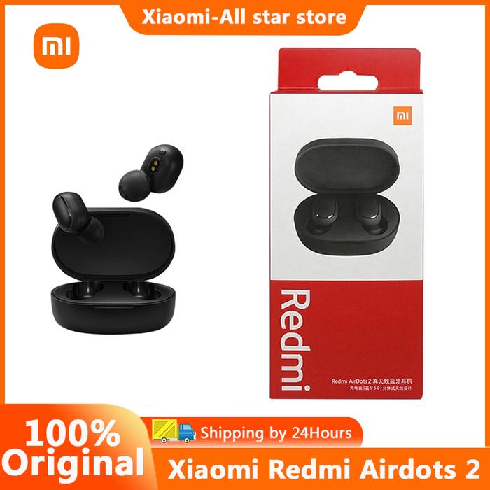 Original Xiaomi Redmi Airdots 2 Earphone Tws Wireless Bluetooth