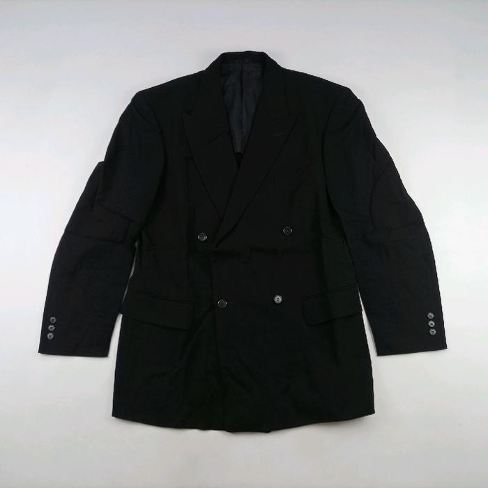 Farago wool rich blend double breasted jas size XL pria G059