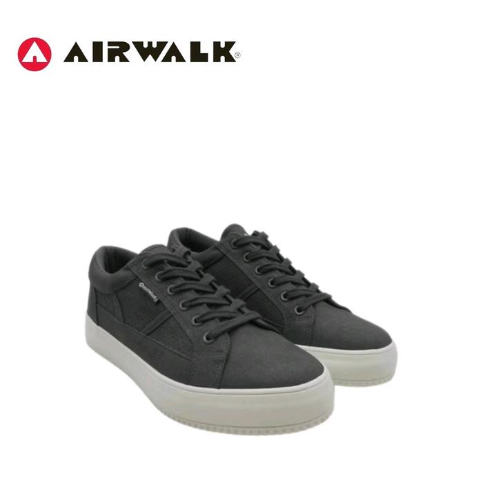 Sepatu Kerja Airwalk Caelan Abu-abu Original untuk Pria - Kasual, Sneakers, Sneakers, Sport - Sneker