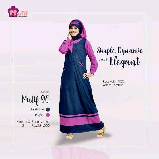 DISKON 50% Gamis Mutif M90 Gamis Kaos Wanita Dewasa Simple