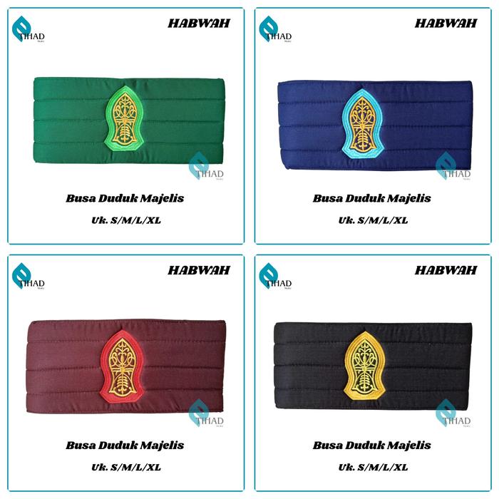 Habwah + Busa Sabuk Duduk Majelis Selendang Habaib Habwa HABWA TEROMPAH (SABUK DUDUK MAJLIS) TERLARI