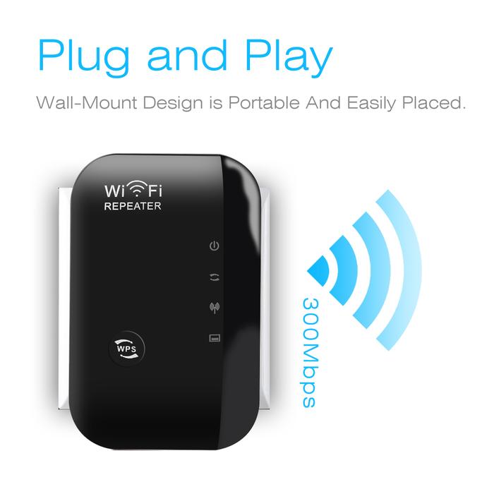 kebidumei WiFi wireless repeater WiFi extender 300Mbps amplifier WIFI