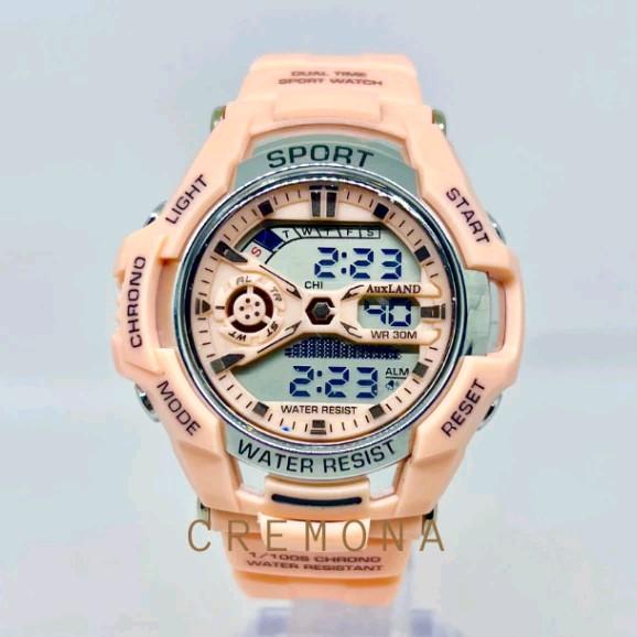 Auxland Jam Tangan Wanita Water Resist / Jam Tangan Anak Wanita Pria Sport Free Battre Cadangan